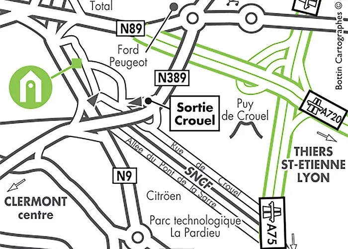 Campanile Nature - Ferrand Le Brezet 3* Clermont-Ferrand